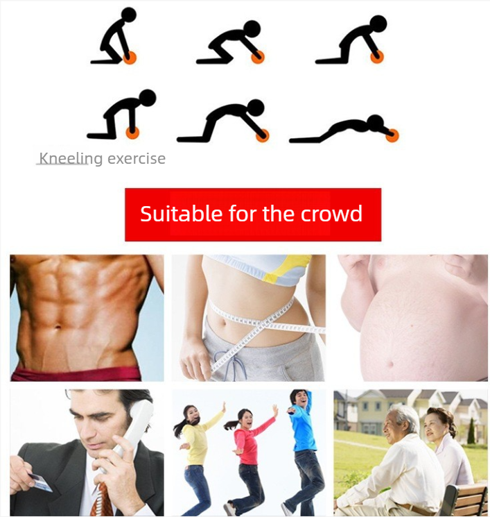 Ab Roller Wheel For Core Workout And Muscle Training Fitness_voghion.com